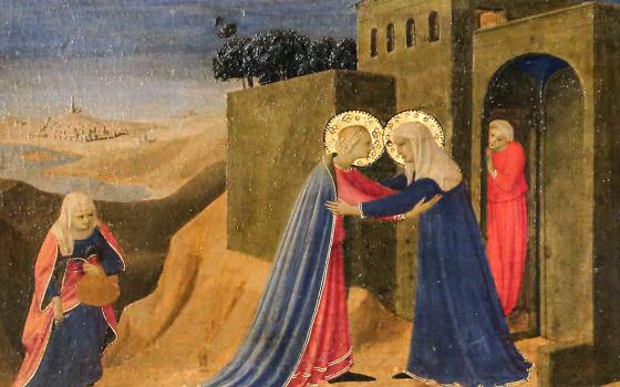 "Visitation," circa 1433-34 painting by Fra Angelico (Wikimedia Commons/Sailko)